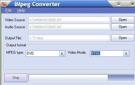 iMpeg Converter Screenshot 1