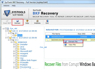 Fix Windows XP Backup Error Screenshot 1