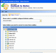 Outlook to Lotus Notes NSF Tool Screenshot 1
