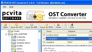 Convert .OST to a .PST File Screenshot 1