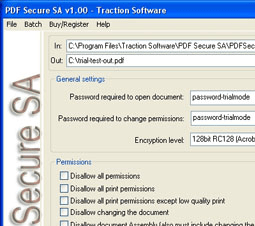 PDF Secure SA Screenshot 1