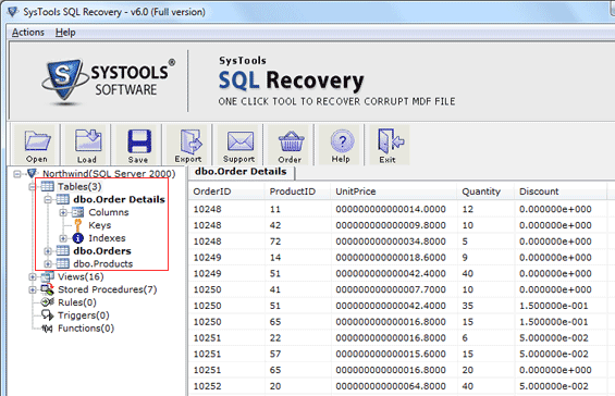 Recovery for SQL Server 2005 Screenshot 1