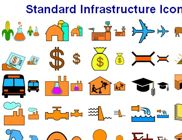Standard Infrastructure Icons Screenshot 1