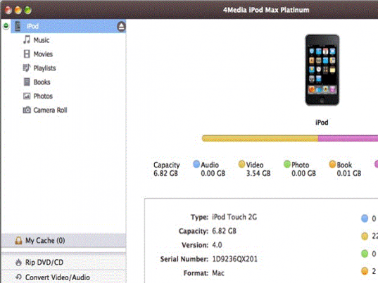 4Media iPod Max Platinum Screenshot 1