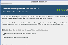 EfreeSoft Boss Key Screenshot 1