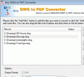Any DWG to PDF Converter Screenshot 1