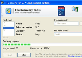 FileRecovery for SD Screenshot 1