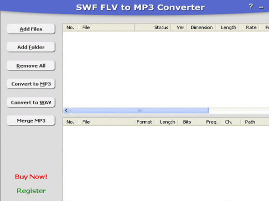 Swf to Mp3 Converter Screenshot 1