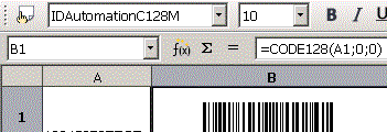 Barcode macros for OpenOffice and StarOffice Screenshot 1