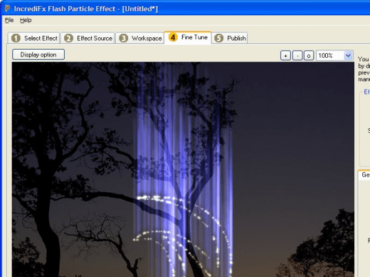 Flash Particle Studio Screenshot 1