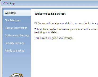 EZ Backup Eudora Basic Screenshot 1