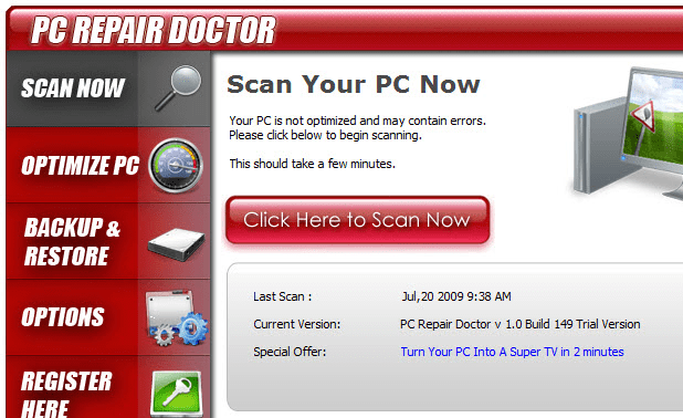 PC Repair Doctor Screenshot 1