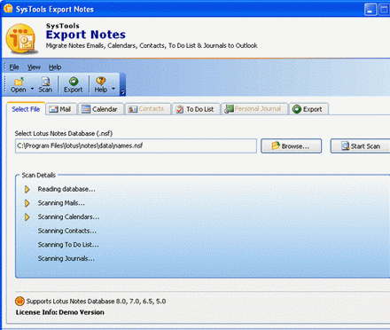 NSF to PST Email Converter Screenshot 1