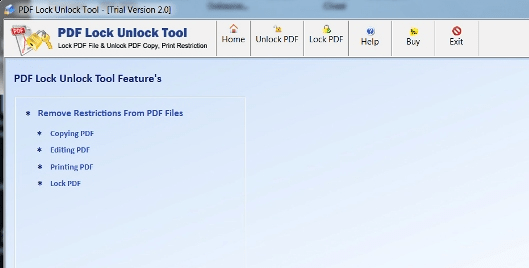 PDF Unlocker Tool Screenshot 1