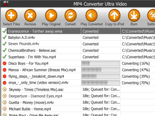 MP4-Converter Ultra Screenshot 1