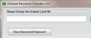 PST Password Unlocker Screenshot 1