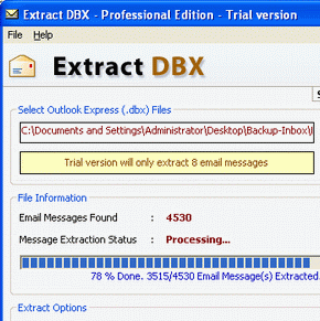 Export Outlook Express to Outlook Screenshot 1