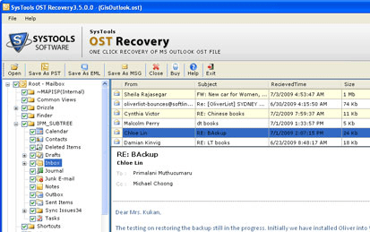 Fix Outlook 2010 OST Screenshot 1