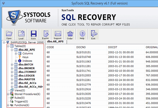 SQL Corrupt Database Recovery Screenshot 1