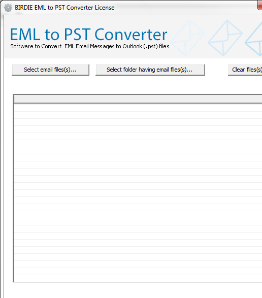 Outlook Express EML to Outlook Screenshot 1