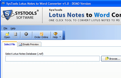 Lotus Notes Documents in Word Format Screenshot 1