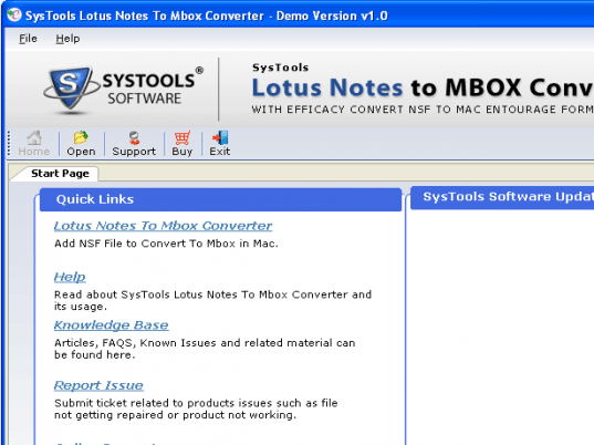 Lotus Notes to Entourage Utility Screenshot 1