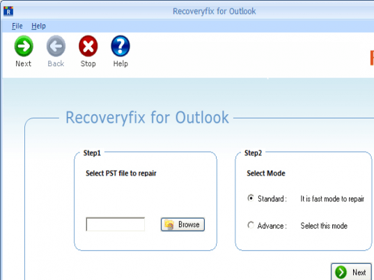 Fix Outlook 2007 Screenshot 1