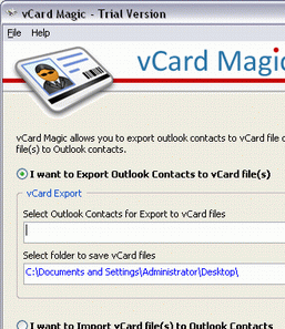 Import Bulk vCard to Outlook Contacts Screenshot 1