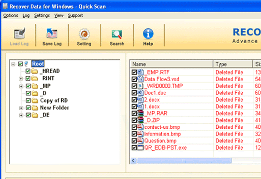 Windows 7 File Recovery Screenshot 1