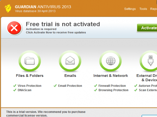 Guardian AntiVirus Screenshot 1