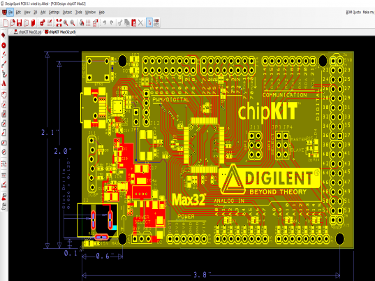 DesignSpark PCB Screenshot 1