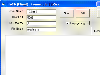 Client/Server Comm Lib for FoxPro Screenshot 1