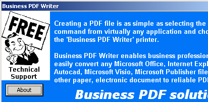 Business PDF Writer Screenshot 1