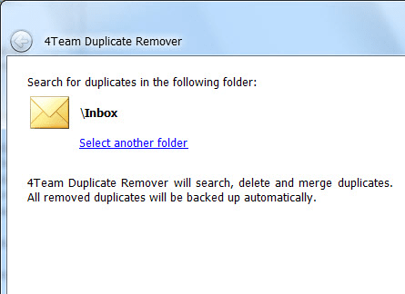 Duplicate Remover for Outlook Screenshot 1