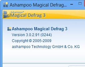 Ashampoo Magical Defrag Screenshot 1