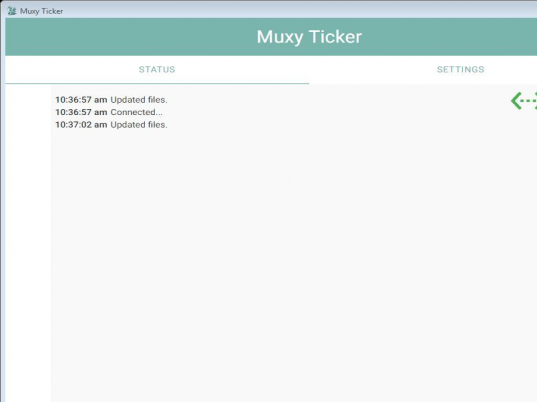 Muxy Ticker Screenshot 1