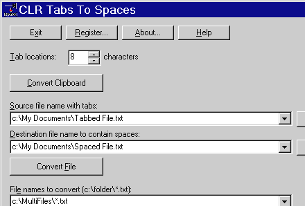 CLR Tabs To Spaces Screenshot 1