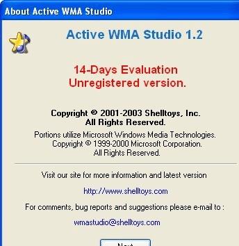 Active WMA Studio Screenshot 1