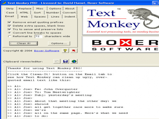 Text Monkey PRO Screenshot 1