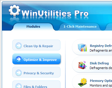 WinUtilities Screenshot 1