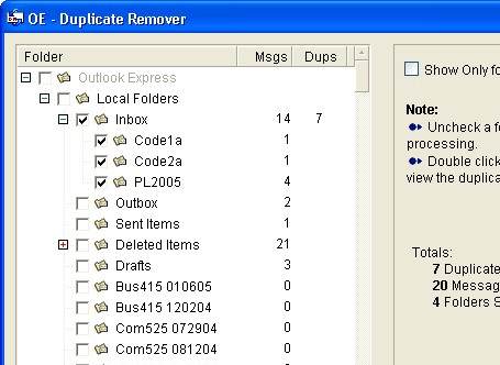 OE Duplicate Remover Screenshot 1