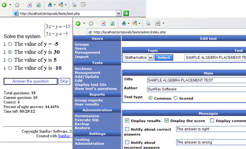 SunRav TestOfficePro.WEB Screenshot 1
