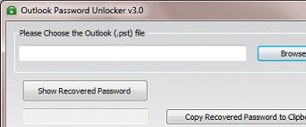 PST Password Remove Screenshot 1