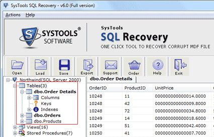 Database Recovery For SQL Screenshot 1