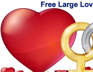 Free Large Love Icons Screenshot 1