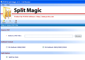 Outlook 2003 Split Screenshot 1
