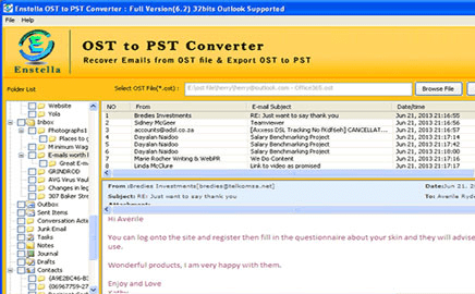 Import OST into PST Screenshot 1