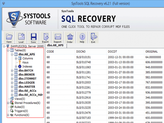 Technical Tool to Handle SQL Corruption Screenshot 1