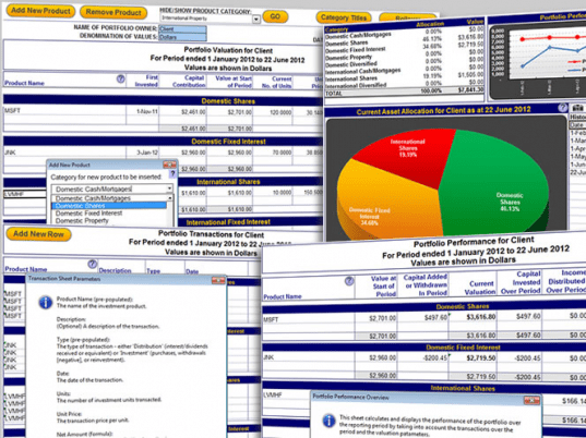 Portfolio Performance Monitoring Screenshot 1