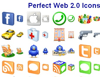 Perfect Web 2.0 Icons Screenshot 1